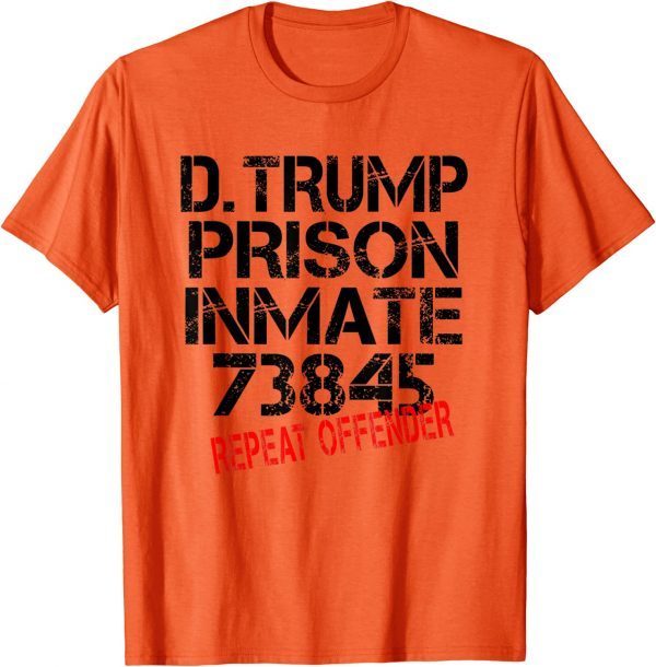 Halloween Trump Prisoner Party Costume Gift T-Shirt