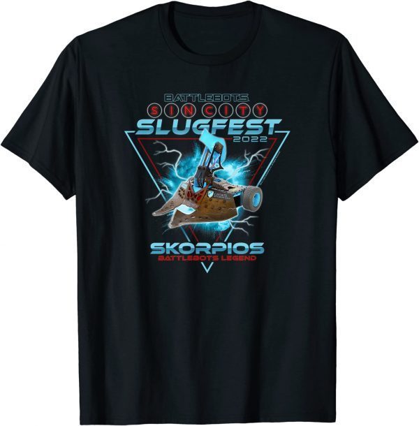 Vintage BattleBots Sin City Slugfest 2022 Skorpios T-Shirt