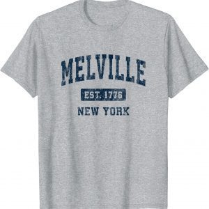 Melville New York NY Vintage Athletic Sports Unisex T-Shirt