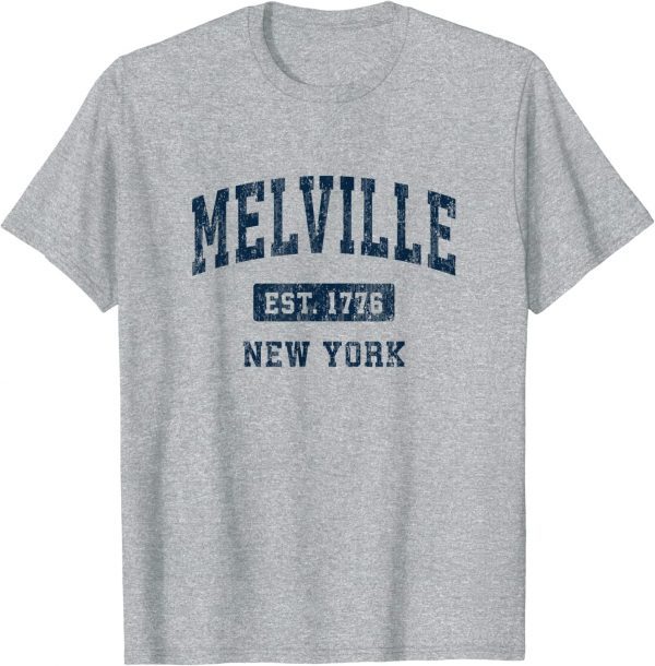 Melville New York NY Vintage Athletic Sports Unisex T-Shirt