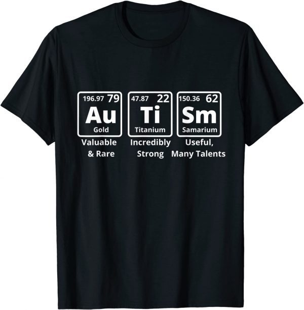 Autism Periodic Table Elements Spelling Vintage T-Shirt