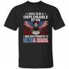 Eagle i used to be a deplorable but now i have been promoted vintage t-shirt