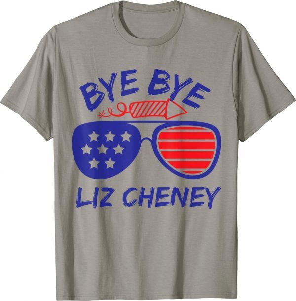 Bye Bye Liz Cheney Funny Anti Liz Cheney Vintage T-Shirt