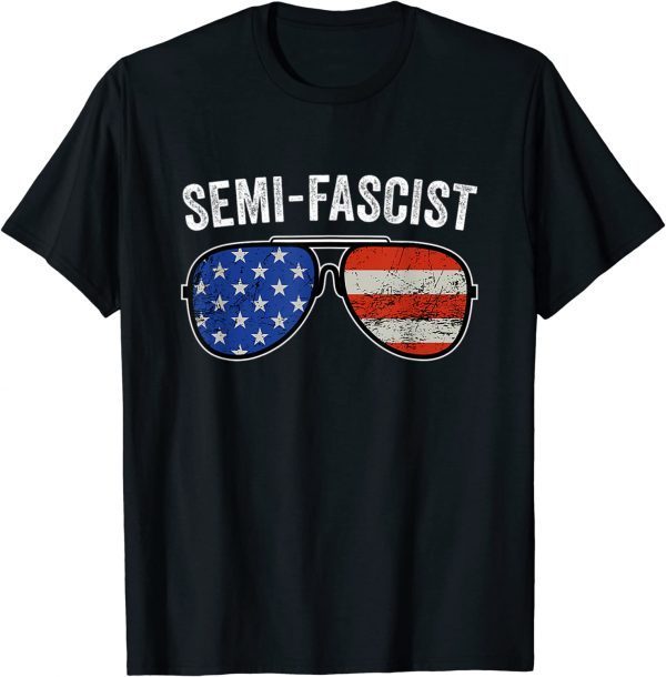 Semi-Fascist Funny Political Humor Biden Quotes T-Shirts