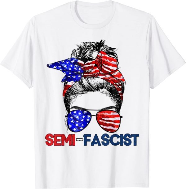 Semi-Fascist Funny Political Humor Biden Quotes Tee Shirts