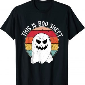 Funny This Is Boo Sheet Happy Halloween T-Shirt