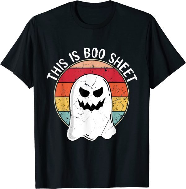 Funny This Is Boo Sheet Happy Halloween T-Shirt