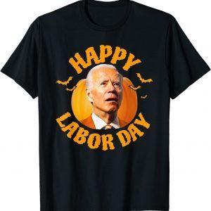 Anti Joe Biden Happy Labor Day Holiday Pumpkin Head T-Shirt