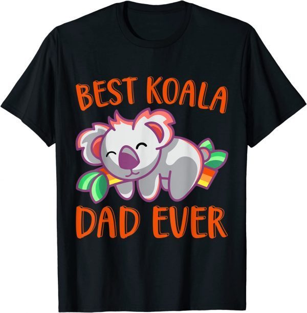 Mens Best Koala Ever Daddy Koala Bear Animal Lover Dad Shirts