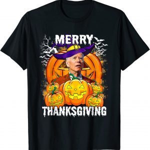 Joe Biden Confused For Halloween Merry Thanksgiving Classic T-Shirt