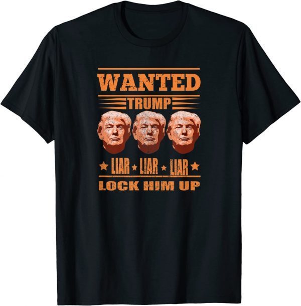 Vintage Wanted Trump ,Look Him Up T-Shirt
