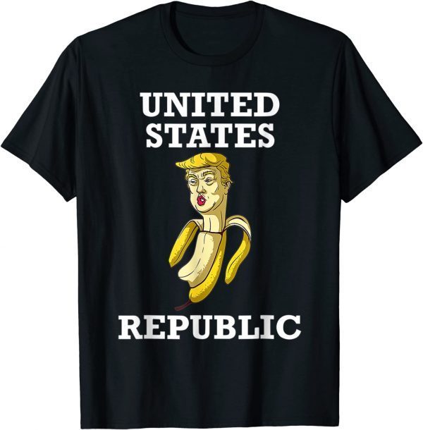 Shirt Anti Trump ,Trump 2024 Banana Biden Republic America Satire Republican