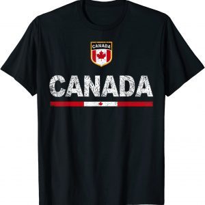 Canada Soccer Fans Jersey Canadian Flag Football Lovers 2022 Shirt