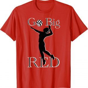 Go Big Red Volleyball T-Shirt