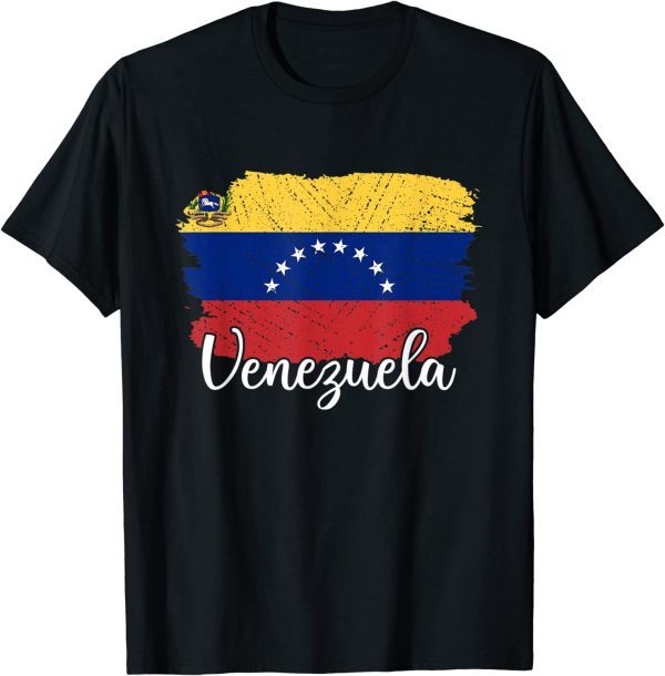Venezuela Flag Men Women Kids Venezuela Country 2023 T-Shirt