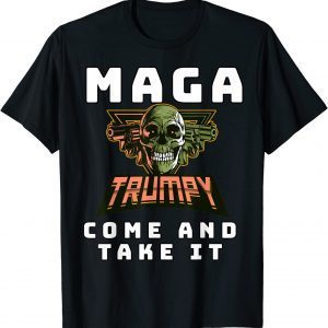 Scary Trumpy Halloween Costume Trump ULTRA MAGA Creepy Biden Funny T-Shirt