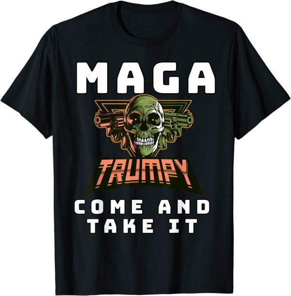 Scary Trumpy Halloween Costume Trump ULTRA MAGA Creepy Biden Funny T-Shirt