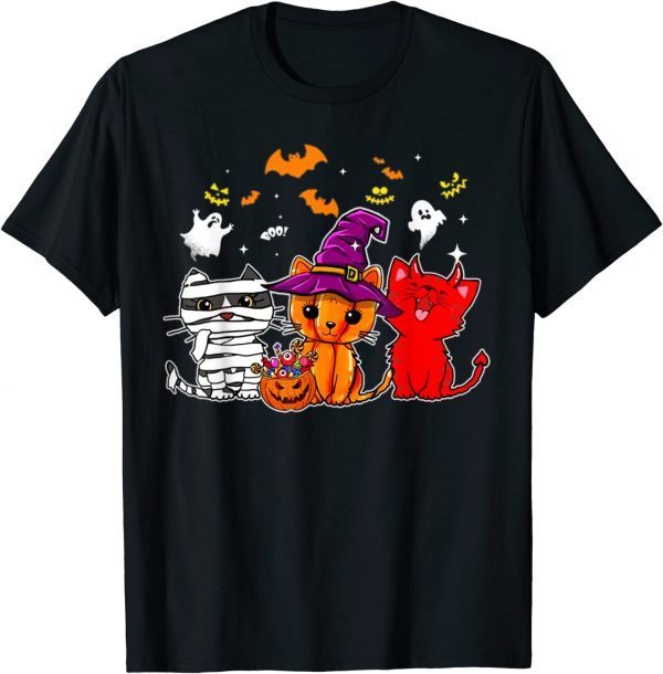 Cat Happy halloween T-Shirt