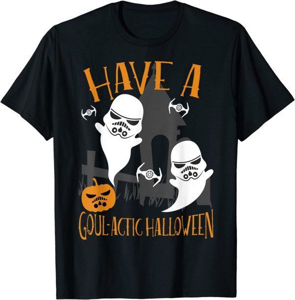 Funny Star Wars Trooper Ghosts Goulactic Halloween T-Shirt