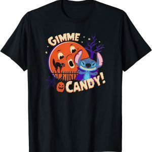 Disney Lilo And Stitch Halloween Stitch Give Me Candy! 2023 T-Shirt