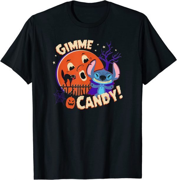 Disney Lilo And Stitch Halloween Stitch Give Me Candy! 2023 T-Shirt