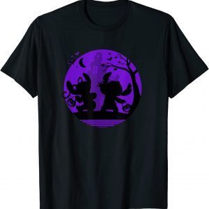 Disney Stitch and Angel Trick or Treat Halloween Classic Shirt