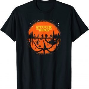 Stranger Things Halloween Hawkins Group Silhouette Shirt