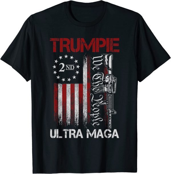 Trumpie Anti Biden Rally Wear US Flag Classic T-Shirt