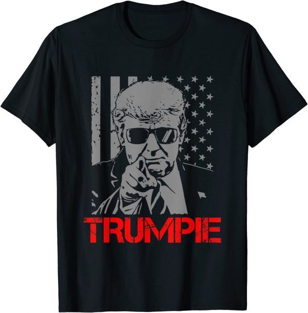 Trumpie Anti Biden Rally Wear US Flag Shirts