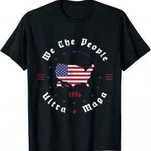Ultra maga vintage flag we the people republican patriotics funny T-Shirt