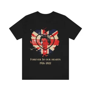 RIP Queen Elizabeth II, Forever in Our Hearts 1926-2022 Vintage T-Shirt