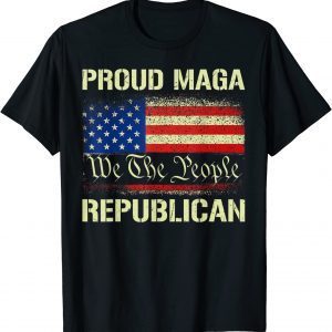 Proud MAGA Republican Flag ,Anti Donkey Pox Disease 2024 Official T-Shirt