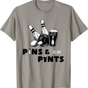 Bowling Pins And Pints Tee Shirt