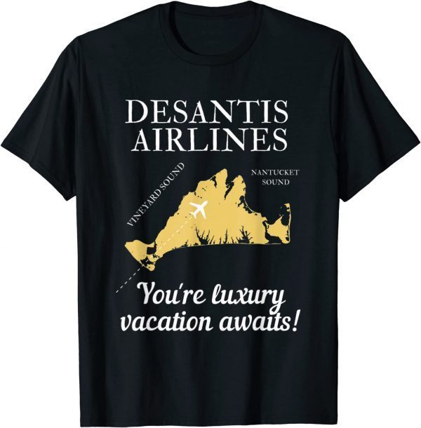 DeSantis Airlines Political Meme Funny T-Shirt