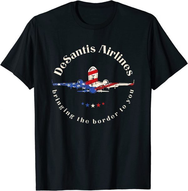 DeSantis Airlines Political Meme Ron DeSantis 2022 T-Shirt