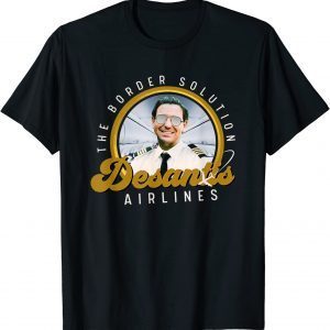 Top DeSantis Airlines Funny Political Meme Ron DeSantis Pilot T-Shirt