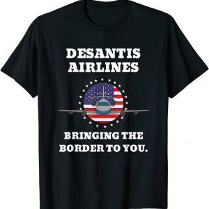 DeSantis Airlines USA Flag T-Shirt
