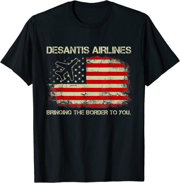 DeSantis Airlines Political Meme Ron DeSantis T-Shirt