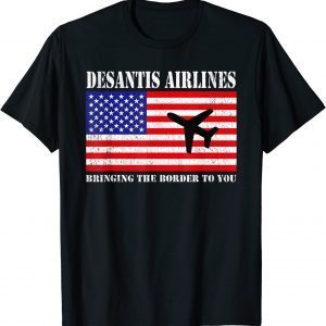 Top DeSantis Airlines Funny Political Meme Ron DeSantis T-Shirt