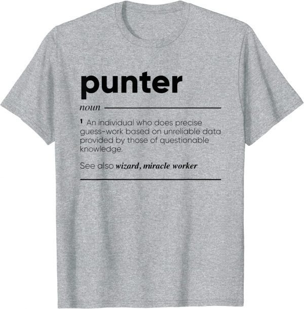 Punter Funny Definition 2023 T-Shirt