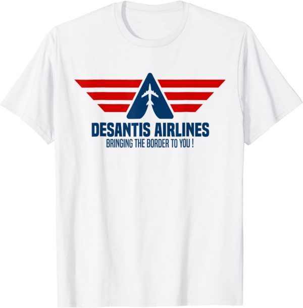 DeSantis Airlines Political Meme American Flag Shirt