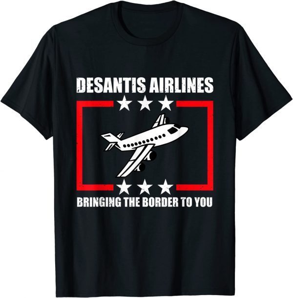 DeSantis Airlines Political Meme DeSantis Funny T-Shirt