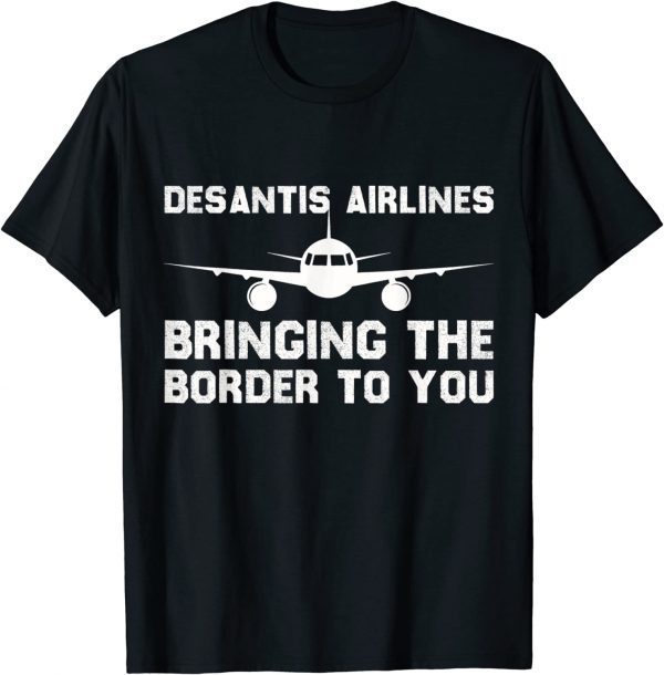 Desantis Airlines American Flag T-Shirt