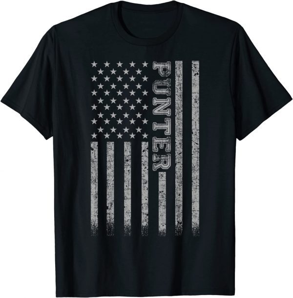 Punter American Flag T-Shirt