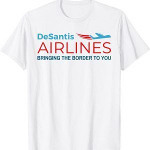DeSantis Airlines Political Meme 2024 T-Shirt