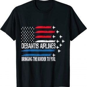 Top DeSantis Airlines Funny T-Shirt