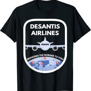 DeSantis Airlines American Flag Meme T-Shirt