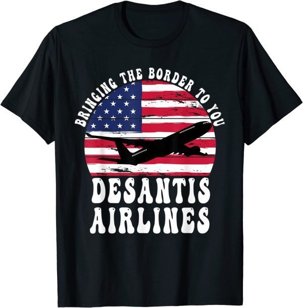 DeSantis Airlines Political Meme Ron DeSantis 2024 T-Shirt