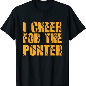 Official I Cheer For The Punter T-Shirt