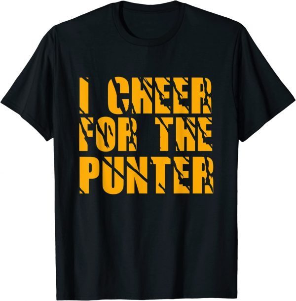 Official I Cheer For The Punter T-Shirt